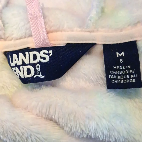 Lands' End Girl Tie Dye Sweatshirt Size 8🔥5$ If You Get Bundle🔥 - Picture 3 of 4